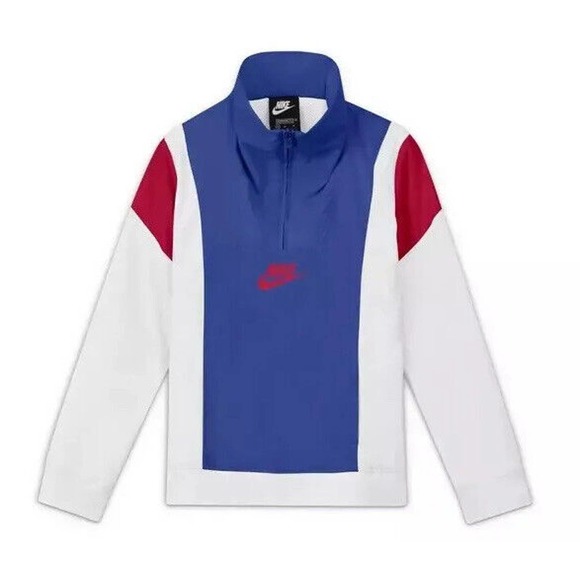 Nike Boys' Jacket Size XL Sportswear Amplify 1/2-Zip Woven Top DA0865-100